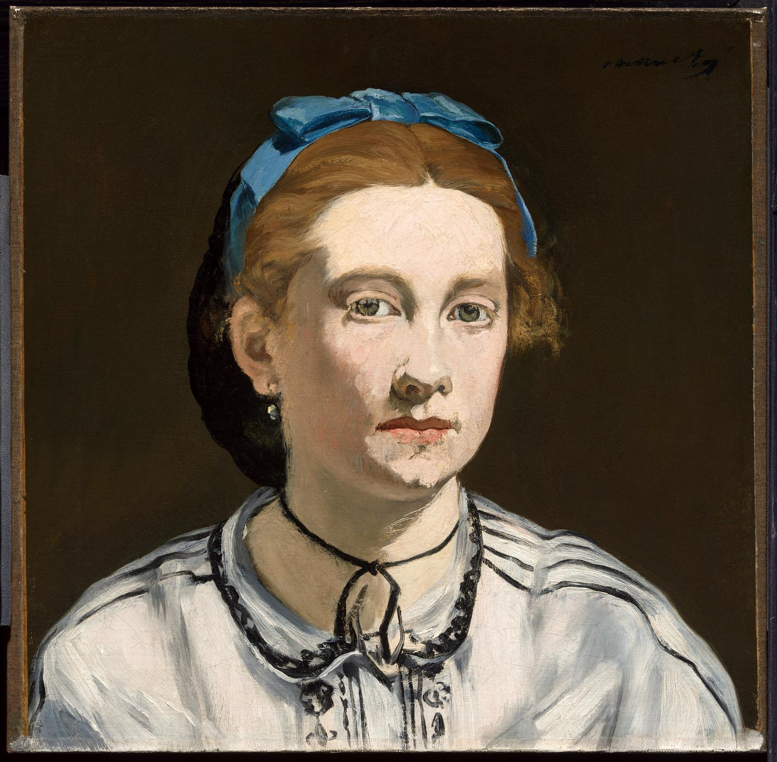 Édouard Manet, Victorine Meurent, 1862, Oil on canvas, 42.9 x 43.8 cm, Museum of Fine Arts, Boston, US